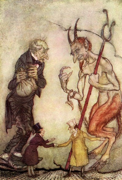 A Christmas Carol by Arthur Rackham